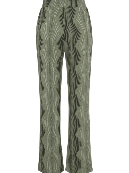 LASCANA Spodnji del pižame oliva / temno zelena