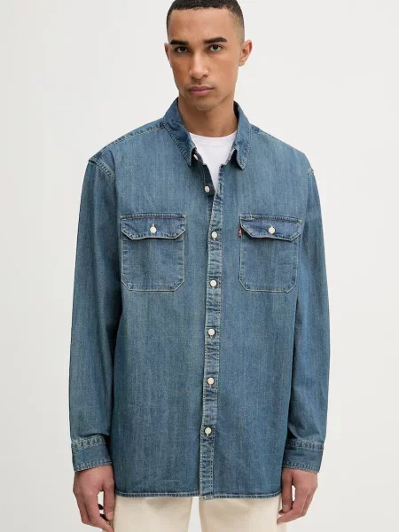 Levi's košile džínová JACKSON WORKER modrá