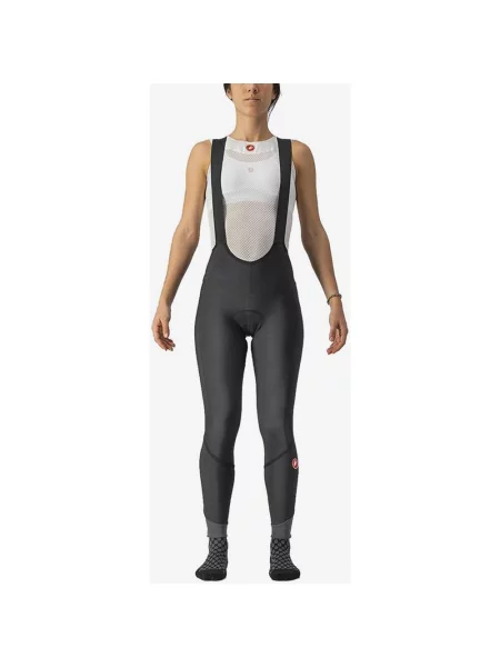 Odblaskowe rajstopy Castelli Velocissima Drop Tail XS czarne