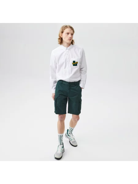 Lacoste Bermudy Lacoste zielone