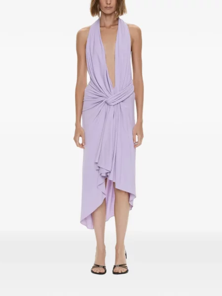 Rochie midi Christopher Esber violet