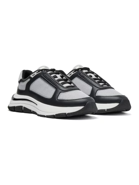 Sneakersy Mallet London skórzane szare