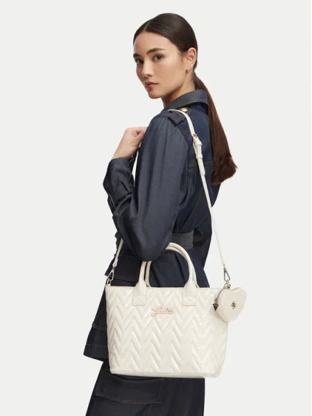 Guess tote torba za djecu od imitacije kože bijela