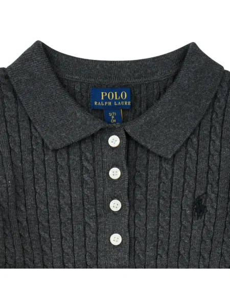 Šaty Polo Ralph Lauren sivá