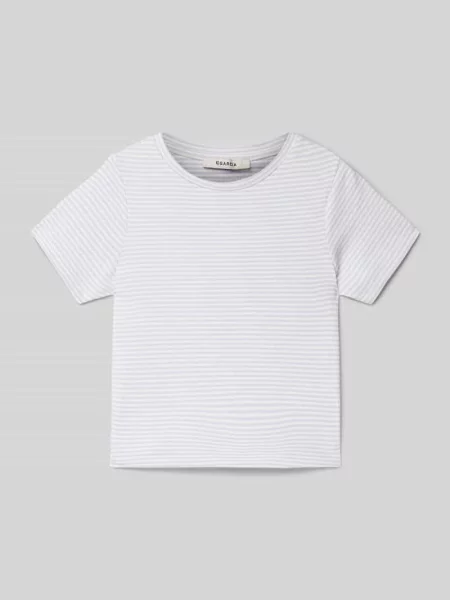 T-shirt z wyhaftowanym logo Garcia