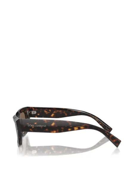 Квадратни слънчеви очила Dolce & Gabbana Eyewear кафяво