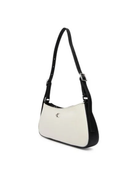 Calvin Klein Kabelka Ck Canvas Small Shoulder Bag biela