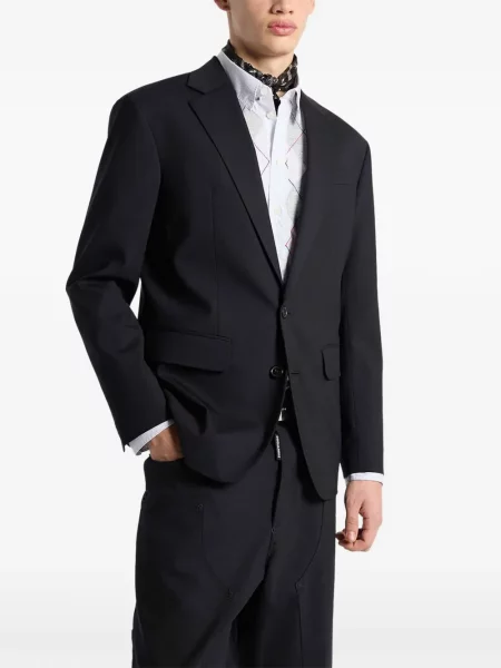 Geacă Dsquared2 de lână negru