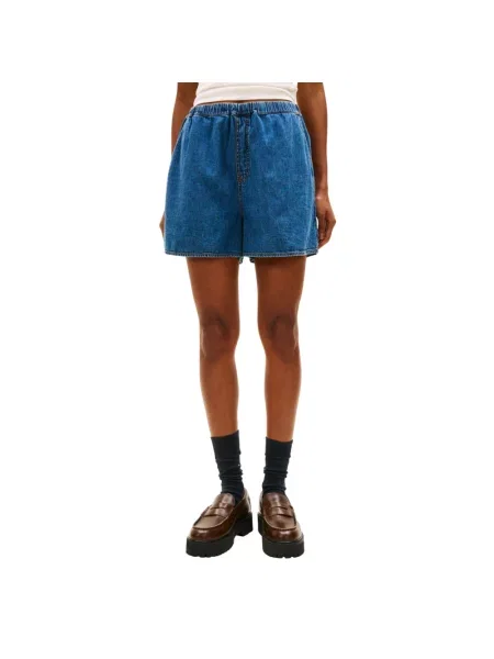 Krótkie szorty jeansowe Tommy Jeans niebieskie