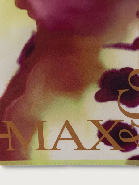 Fular Max&co. de mătase verde