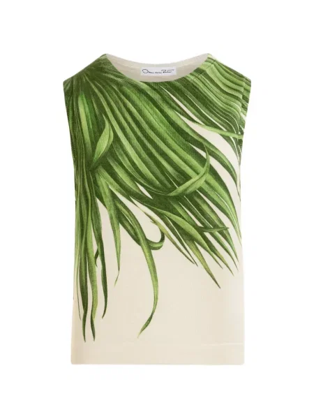 Top Oscar De La Renta verde