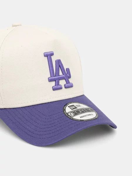 New Era WS Patch Eframe Los Angeles Dodgers baseballová čiapka light beige béžová