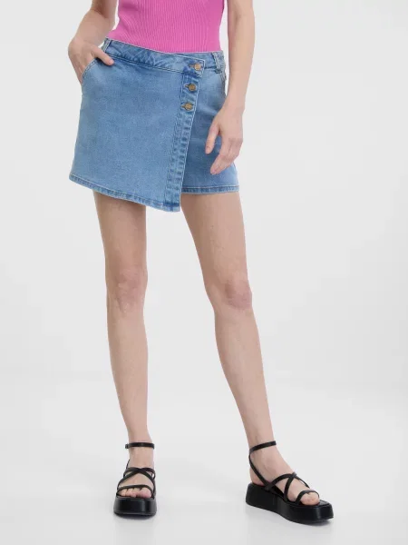Pantaloni scurți din denim Orsay albastru