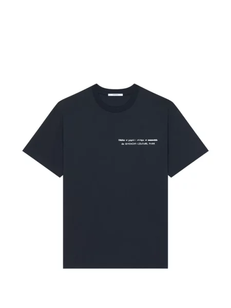 Tricou Givenchy cu imagine albastru