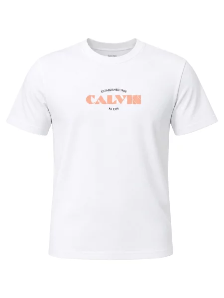 Tricou Calvin Klein Jeans alb