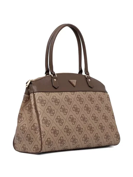 Geantă shopper Guess cu imagine maro