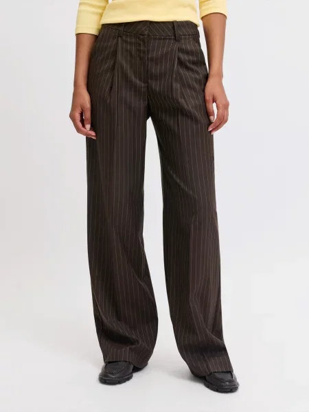 JJXX Pantaloni cutați JXELLIS închis / grej maro