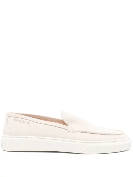 Pantofi loafer Woolrich din piele de căprioară
