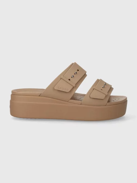Crocs papuci Brooklyn Low Wedge Sandal