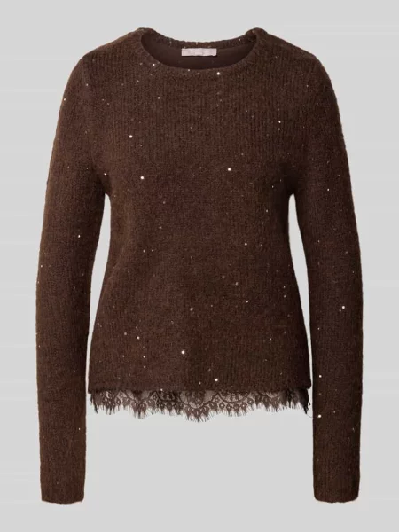 Sweter w kroju regular fit z dodatkiem wełny i moheru Christian Berg Woman Selection