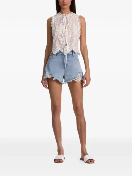 Τοπ Alice + Olivia γραβάτες λευκό