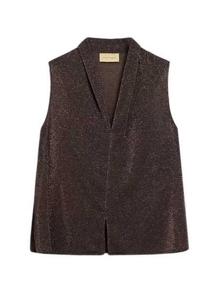 Top Momoni tricotate maro