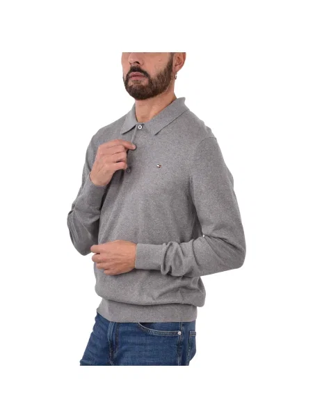 Polo Tommy Hilfiger gri