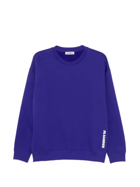Melegítő felső Jil Sander nyomtatás kék