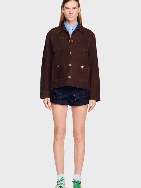 Куртка Sandro коричнева