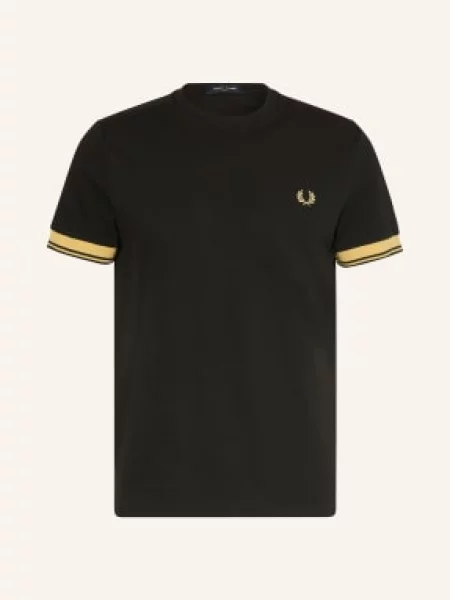 Fred Perry Tričko / tmavě žlutá černá