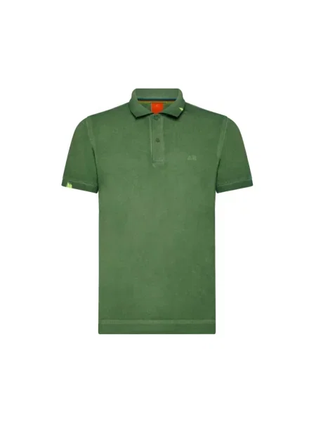 Koszulka polo Sun68 zielona