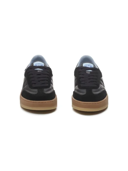 Pantofi Sanjo din piele de căprioară negru