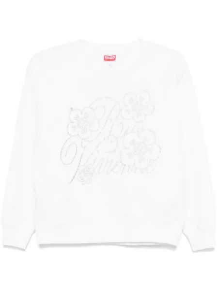 Haftowana bluza Kenzo biała