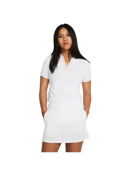 Polo Under Armour alb