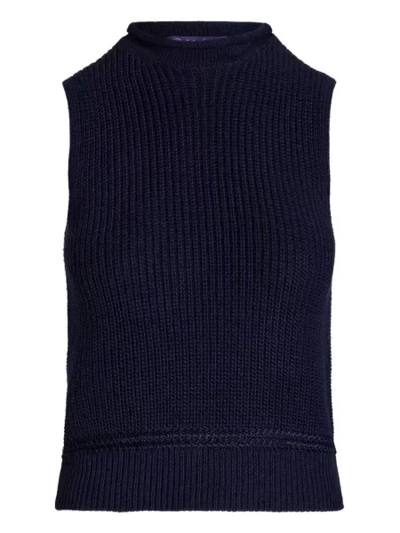 Top Ralph Lauren Collection tricotate albastru