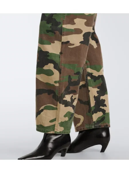Blugi Nili Lotan cu model camuflaj verde