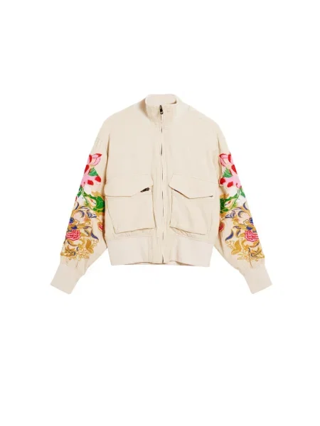 Desigual Geacă de primăvară-toamnă mai multe culori / alb bej