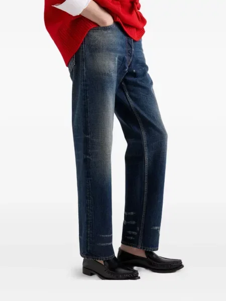 Blugi Prada cu 5 buzunare albastru