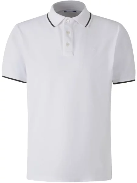 Tricou polo Jacob Cohën alb