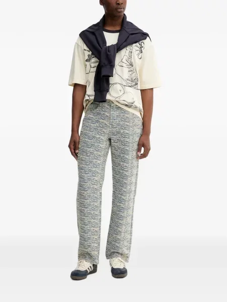 Tricou Desigual cu imagine alb