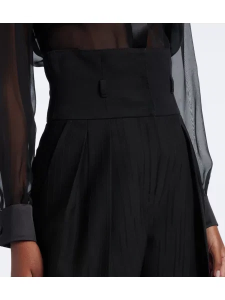 Pantaloni Dolce&gabbana de lână negru