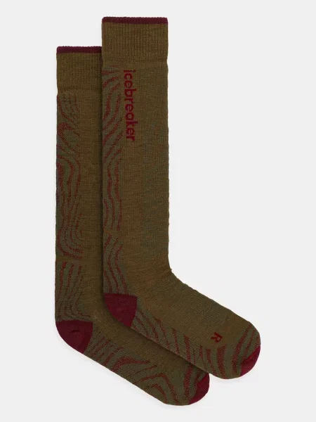 Ски чорапи Icebreaker Merino Ski+ Medium зелено