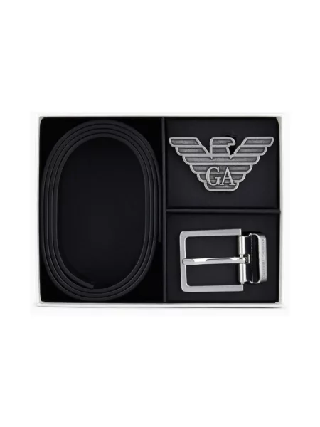 Emporio Armani Pasek czarny