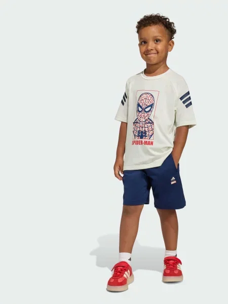 Костюмный переработанный спортивный костюм Adidas белый