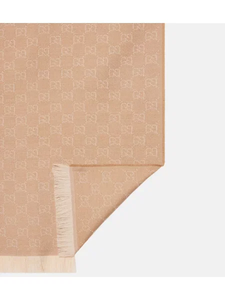 Fular Gucci de lână bej