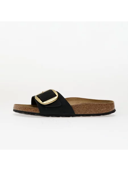 Шкіряні кросівки Birkenstock з пряжкою чорні