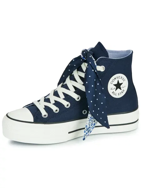 Členkové topánky Converse modrá