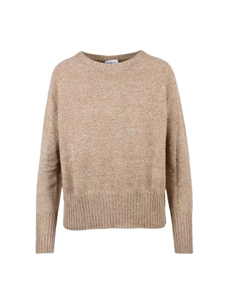 Sweter Marella wełniany beżowy