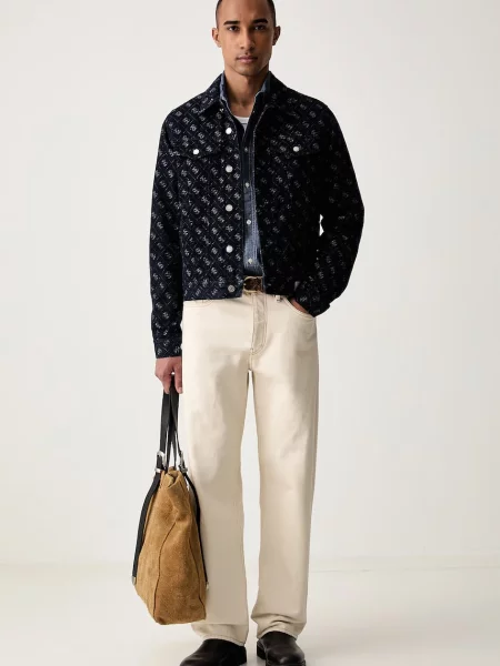 Guess cămașă pentru bărbați din denim RONNIE