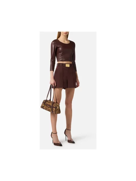 Top Elisabetta Franchi brązowy